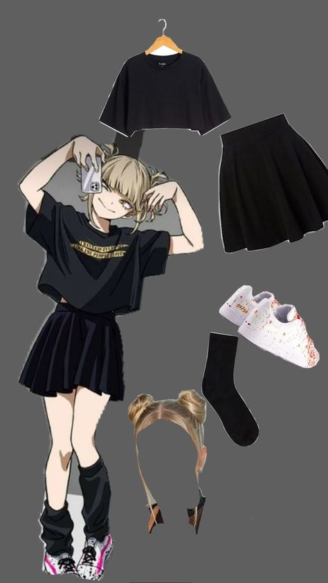 Toga Outfits, Toga Outfit, Toga Himiko, My Hero Academia, Anime