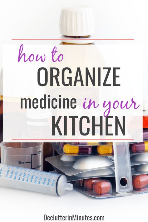 Diy Medicine, Medicine Cabinet Organization, Medication Organization, Medication Storage, Medicine Organization, Medicine Storage, Home Organization Hacks, How To Organize, Cabinets Organization