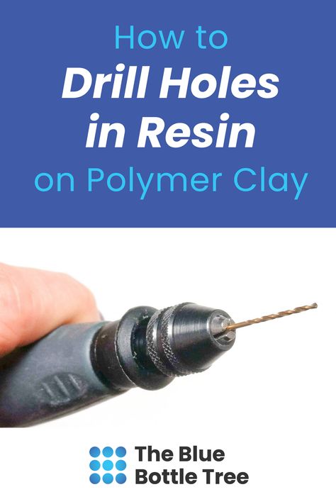 Check out this article answering a reader's question: how do you drill holes in resin on polymer clay? The Blue Bottle Tree | Ginger Davis Allman Best Glue For Polymer Clay Earrings, How To Make Holes In Polymer Clay Earrings, Attaching Earring Posts To Polymer Clay, Resin Coated Polymer Clay Earrings, Dremel Tool Bits, Adjustable Blue Polymer Clay Jewelry, Dremel Drill, Bottle Tree, Resin Clay