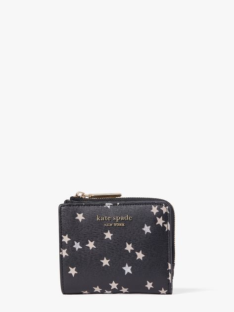 spencer confetti stars small bifold wallet | Kate Spade New York Cute Wallets, Girly Accessories, All 50 States, Birthday Wishlist, Kate Spade Wallet, Cute Everyday Outfits, 50 States, Bifold Wallet, Retail Therapy