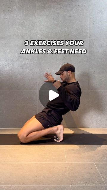 19K views · 1.7K likes | Anthony Green | Mobility on Instagram: "ANKLES & FEET   If you’re experiencing stiff ankles and pain underneath your foot, try these three exercises to improve foot strength, flexibility, and ankle mobility.  Aim for 60 seconds each!  Using the toe spacers from @spacermobility   *ad #ankle #pain #mobility #movement #anklemobility #footpain #rehab #feet" Foot Mobility Exercises, Ankle Rehab Exercises, Ankle Mobility Exercises, Ankle Exercises, Anthony Green, Toe Spacers, Ankle Mobility, Ankle Pain, Hip Mobility