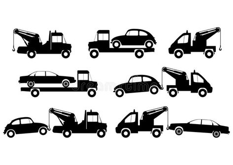 Tow Truck Svg, Truck Svg Free, Truck Silhouette, Towing Vehicle, Tow Truck, Design Display, Background Illustration, Booth Design, Silhouette Machine