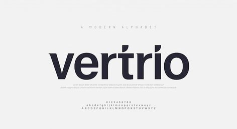 Vector abstract modern urban alphabet fo... | Premium Vector #Freepik #vector #modern-alphabet #modern #minimal-font #alphabet Modernist Typography, Services Illustration, Wolfgang Weingart, Business Card Fonts, Chip Kidd, Typography Fonts Alphabet, Neville Brody, Graphic Communication, Digital Future