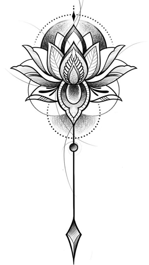 Mandala Lotus Tattoo, Simple Compass Tattoo, Small Mandala Tattoo, Lotus Mandala Tattoo, Mandala Hand Tattoos, Lotus Flower Tattoo Design, Lotus Tattoo Design, Horoscope Tattoos, Shiva Tattoo Design