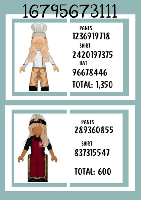 Cafe Uniform Codes For Bloxburg, Bloxburg Bottom Codes, Bloxburg Clothes Shop Ideas, Bloxburg Detention Decals, Daycare Layout Floor Plans Bloxburg, Price Tag Decals Bloxburg, Bloxburg Boba Decals, Clothes Shop Bloxburg, Bloxburg Apple Decal