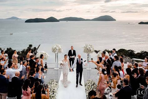 Georgia & Josh's Santorini Wedding Celebration - Magical Real Wedding Thailand Wedding Venues, Unique Destination Wedding, Thailand Wedding, Krabi Thailand, Dream Destination Wedding, Wedding Spot, Santorini Wedding, Destination Wedding Locations, Winter Wonderland Wedding