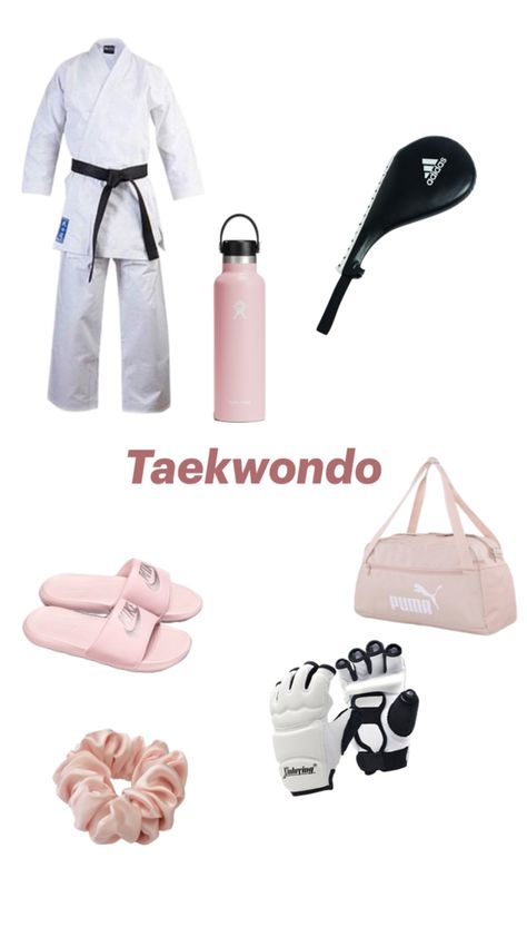 Taekwondo Outfit, Tkd Taekwondo, Karate Moves, Taekwondo Girl, Mixed Martial Arts, Kickboxing, Taekwondo, Girly Girl, Cute Casual Outfits