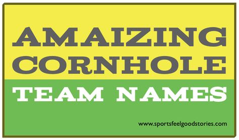 Ah shucks, we have put together a great list of cornhole team names including: Kernel Klinks, Pirates of the Cornibbean, and Shuck Dynasty. Enjoy! Fun Team Names, Cornhole Team Names, Team Names Funny, Best Team Names, Cornhole Tournament, Catchy Names, Great Names, Corn Hole Game, Volleyball Team