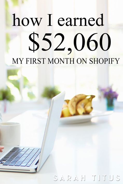 Sarah Titus, Income Report, Shopify Business, Shopify Website, Drop Shipping Business, Canva Tutorial, Shopify Store, Extra Income, Online Shops