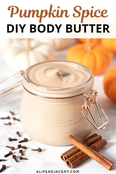 Pumpkin Spice Body Butter, Diy Body Butter Recipes, Body Butter Recipe, Whipped Pumpkin, Diy Pumpkin Spice, Homemade Body Butter, Natural Body Butter, Diy Body Butter, Body Butters Recipe