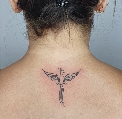 Beautiful Phoenix Tattoo, A Phoenix Tattoo, Rebirth Tattoo, Mythical Bird, Journey Of Growth, Wing Tattoo Designs, Phoenix Tattoo Design, Mythical Birds, Wing Tattoo