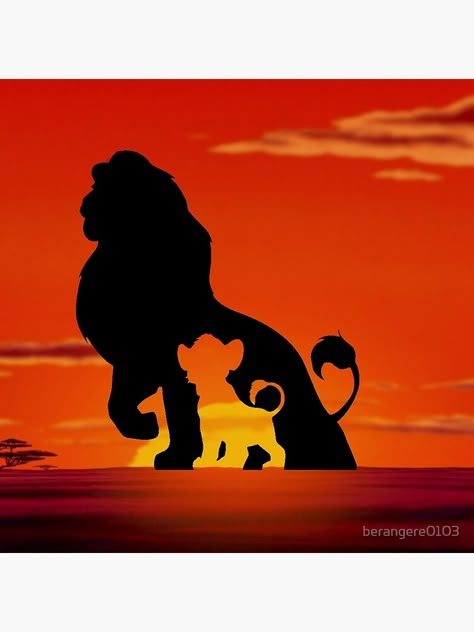 The Lion King Art, Lion King Illustration, Lion King Painting Easy, Lion King Decorations, Lion King Drawing, Lion King Sillouhette, Lion King Canvas Painting, Lion King Painting, Lion King Sunrise