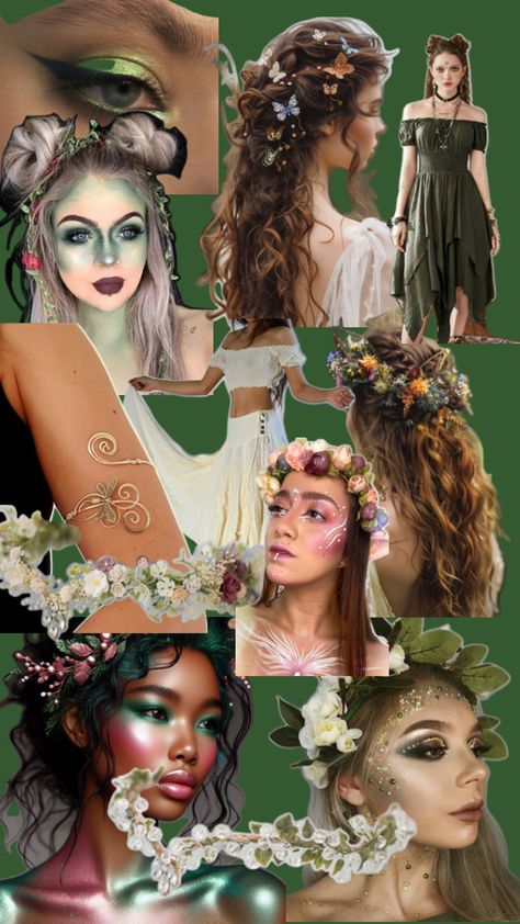 Gaia Halloween Costume, Mother Nature Halloween Costume Diy, Mother Nature Cosplay, Demeter Goddess Costume, Nature Goddess Costume, Mother Earth Costume Diy, Mother Earth Halloween Costume, Demeter Costume, Earth Goddess Costume