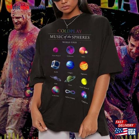 Vintage Coldplay World Tour 2023 Shirt Music Of The Spheres T-Shirt Sweater Unisex Hoodie Check more at https://musictourtees.com/product/vintage-coldplay-world-tour-2023-shirt-music-of-the-spheres-t-shirt-sweater-unisex-hoodie/ Coldplay World Tour, Coldplay T Shirt, Coldplay Music Of The Spheres, Coldplay Tour, Music Of The Spheres, Coldplay Music, Shirt Sweater, World Music, Coldplay