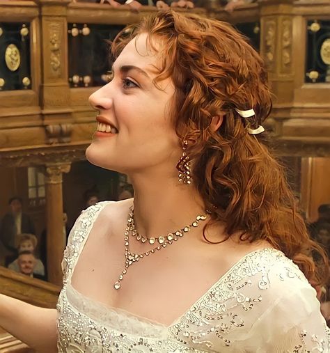 Rose Dewitt Bukater, Roman Hair, Titanic 2, Dyed Hair Inspiration, Rose Hair, Auburn Hair, Princess Aesthetic, Kate Winslet, Rose Dress