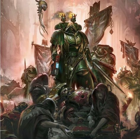 Warhammer Dark Angels, Crossing The Rubicon, Black Library, Dark Angels 40k, Space Marine Art, Dnd Character Sheet, Angel Artwork, Dark Angels, Warhammer 40k Art