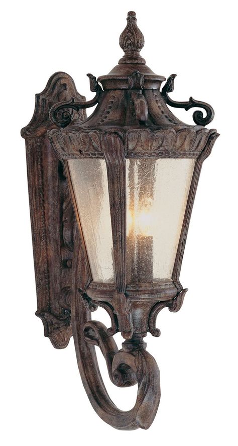 Trans Globe Imports - 4840 PA - Four Light Wall Lantern - Heritage - Patina