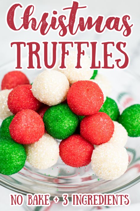 White Cake Mix Truffles, Sandies Recipe, Truffle Recipe Christmas, Christmas Cookies Recipes, Easy Truffles, Christmas Truffles, Homemade Truffles, Dessert Truffles, Christmas Treats Boxes