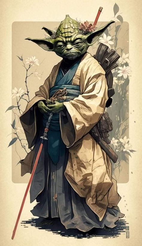 R2d2 Art, Yoda Artwork, Din Djarin And Grogu, Super Samurai, Star Wars Painting, Funny Vinyl Decals, Trendy Embroidery, Propaganda Art, Star Wars Love