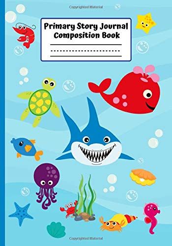 Journal Composition, Book Nursery, Underwater Sea Life, Handwriting Practice Paper, Story Journal, Cat Journal, Diary Cover, Sea Life Animals, Kawaii Cats