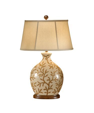 Wildwood 9047 Frantic Branches 30 Inch Table Lamp White Buffet, Hand Painted Table, Transitional Table Lamps, Fixture Table, Porcelain Lamp, Contemporary Table Lamps, Buffet Lamps, Paint Shades, Painted Table