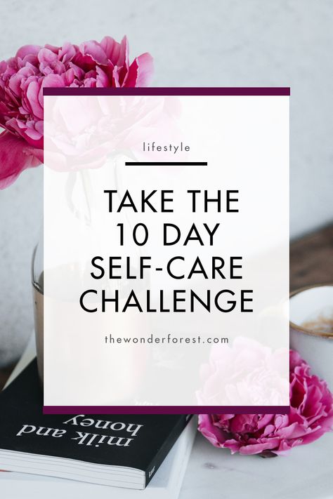 Take the 10 Day Self-Care Challenge Body Improvement, Wonder Forest, Self Care Challenge, 10 Day Challenge, Writing A Love Letter, Personal Growth Plan, Make Yourself A Priority, Clear Your Mind, Life Plan