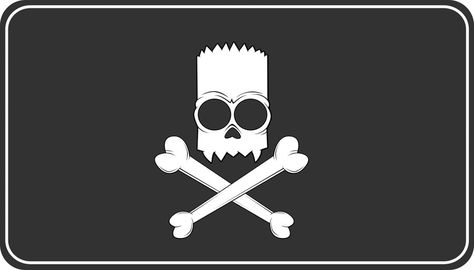 Bart Skull, The Simpson, Geek Culture, Skull Art, Bart Simpson, Cover Photos, Skull Tattoo, Phone Wallpaper, Geek Stuff