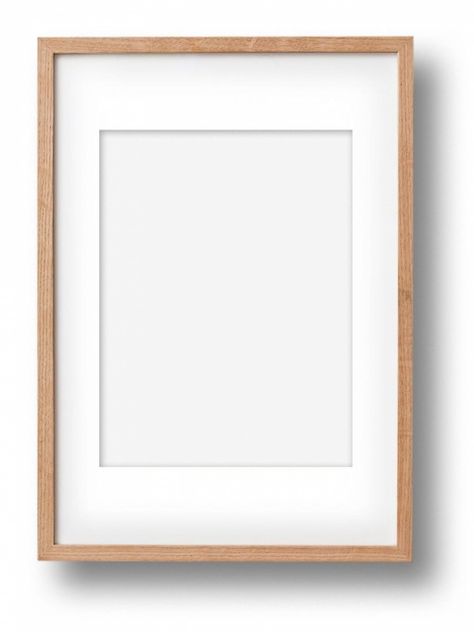 Wooden frame - oak - plain glass Frame Mockup Free, Square Picture Frame, Light Wood Frame, Gallery Wall Layout, Picture Frame Designs, Art Frames, Wood Photo Frame, Print Display, Wooden Accessories