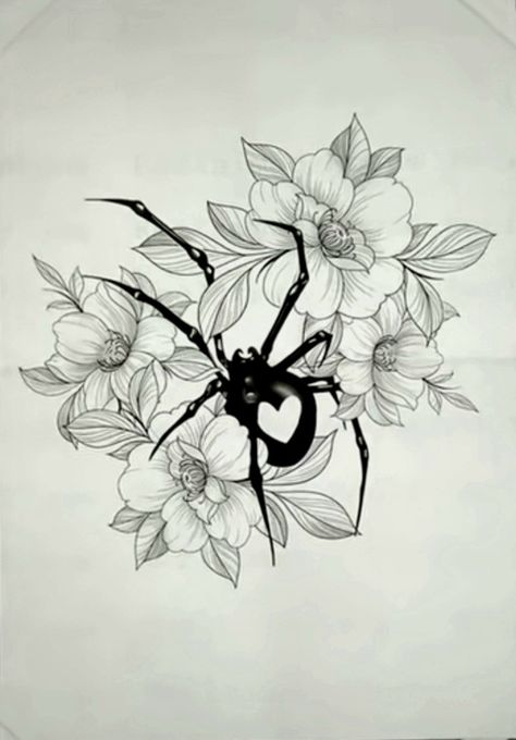 Spider Web Tattoo, Web Tattoo, Insect Tattoo, Spider Tattoo, Creepy Tattoos, Spooky Tattoos, Tattoo Style Drawings, Rose Tattoo Design, Spine Tattoos