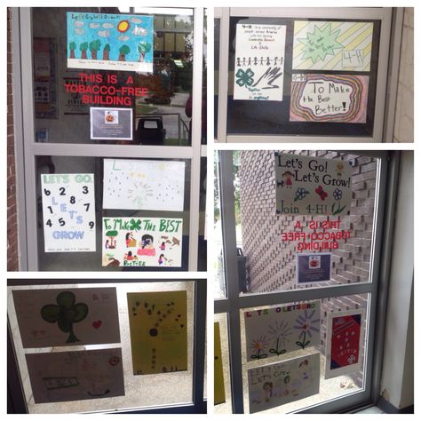 For National 4-H Week, Cooke County 4-H members made signs for the community! The library has some of these posters on display! Come by to see all the great artwork! #4H #4HWeek #artwork Class Activity Ideas, 4 H Club, Class Activity, Club Ideas, Class Activities, Ffa, Activity Ideas, Poster Ideas, The Library