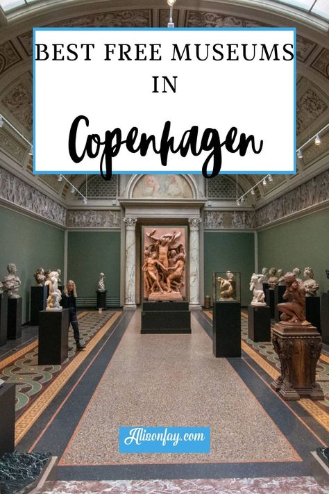 "Explore the cultural treasures of Copenhagen without breaking the bank! Dive into our guide to the best FREE museums in the city. From rich historical exhibits to modern art wonders, uncover the vibrant soul of Denmark's capital on a budget. Ideal for history buffs, art lovers, and curious travelers alike. #FreeMuseumsCopenhagen #TravelCopenhagen #BudgetTravel #CultureOnABudget" Museums In Copenhagen, Copenhagen Must See, What To Do In Copenhagen, Copenhagen January, Copenhagen Museum, Travel Copenhagen, Denmark Aesthetic, Sweden Trip, Scandinavian Spring