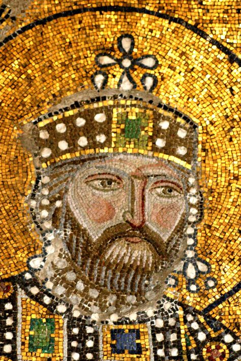 Haghia Sophia Mosaic Detail: The Byzantine Emperor Constantine IX Monomachus | by jeffergray Byzantine Emperor, Emperor Constantine, Byzantine Mosaic, Eastern Roman, Byzantine Empire, Byzantine Art, Hagia Sophia, Mesopotamia, Medieval Art