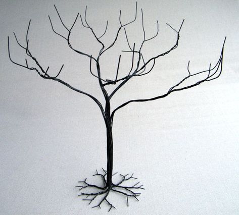 Wire Tree Wire Tree Sculpture wire art jewelry stand by KunsWerk ... Copper Trees, Sculpture Wire Art, Wire Macrame, Wire Art Jewelry, Metal Wire Sculpture, Jewellery Tree, Display Tree, Sculpture Wire, Jewelry Tree Stand