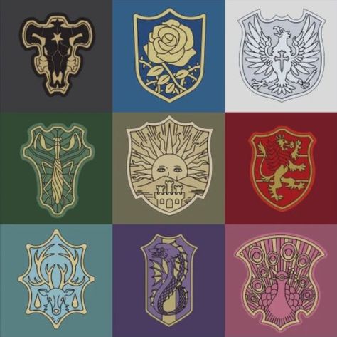 Black Clover Magic, Knight Squad, Avatar Tattoo, Clover Logo, Black Clover Wallpaper, Clover Wallpaper, Heraldry Design, Magic Knight, Anime Black Clover