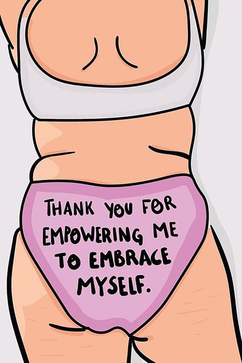 Self-Love and Body-Positive Drawings by Dani Sheriff Positive Drawings, Improve Body Image, Body Positive Photography, Body Positive Quotes, Body Image Art, Body Positivity Art, Vie Motivation, Popsugar Fitness, Love My Body