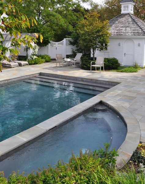 Pool Design Ideas, Rectangle Pool, Pool Shed, Backyard Beach, Rectangular Pool, Pool Fence, Dream Pools, Pool Design, Swimming Pool Designs