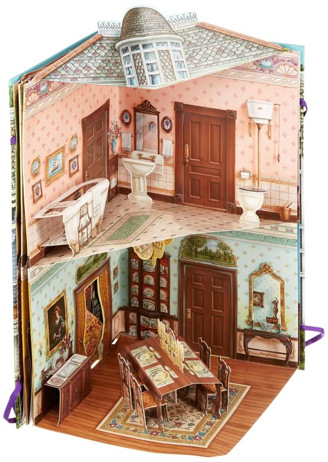 Victorian Dolls House: 3-Dimensional Carousel (Three Dimensional): Amazon.co.uk: Phil Wilson: 8601200841688: Books Victorian Dolls House, Victorian Doll House, House Victorian, Pop Up Art, Doll House Plans, Paper Doll House, Victorian Scrap, Victorian Dollhouse, Victorian Dolls