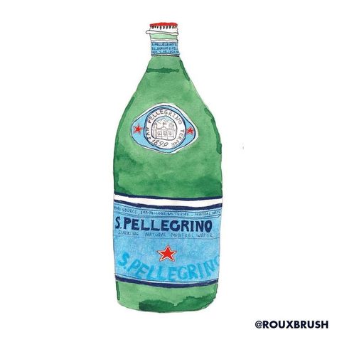 Talent should be shared. It is an honour for us to have so many artists who love S.Pellegrino and who use their art to demonstrate the beauty of the moments shared at the table. Thank you @rouxbrush, @floradisegni, @lindafalkesgaard on Instagram for these amazing art pieces! Share your talent with us using #Sanpellegrino ​

​ S Pellegrino, Love S, San Pellegrino, At The Table, Soju Bottle, Natural Minerals, Mini Bar, Bottle Art, Amazing Art