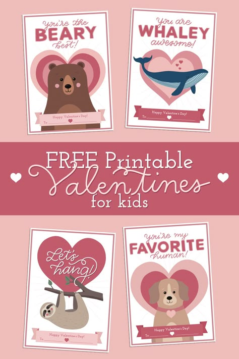 Free Printable Valentine Cards for Your Kids | Vivint Valentines Cards Printable, Preschool Valentine Cards, Love Quotes Printable, Free Printable Valentine Cards, Printable Valentines For Kids, Free Valentine Cards, Heart Print Pattern, Free Printable Valentines Cards, Valentine Cards For Kids