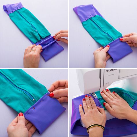 DIY a running belt for an easy sewing project perfect for beginners. Sew Ins, Running Belt, Diy Phone, Sewing Projects For Beginners, Sewing Gifts, Easy Sewing Projects, Sewing For Beginners, Learn To Sew, Coin