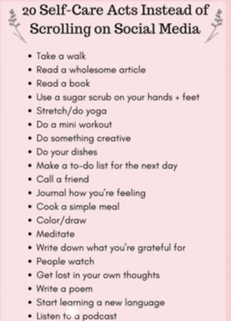 Trad Femininity, Instead Of Scrolling, Friends Journal, Mini Workout, Practicing Self Love, Pink Lifestyle, Social Media Break, Healthy Morning Routine, Self Care Bullet Journal