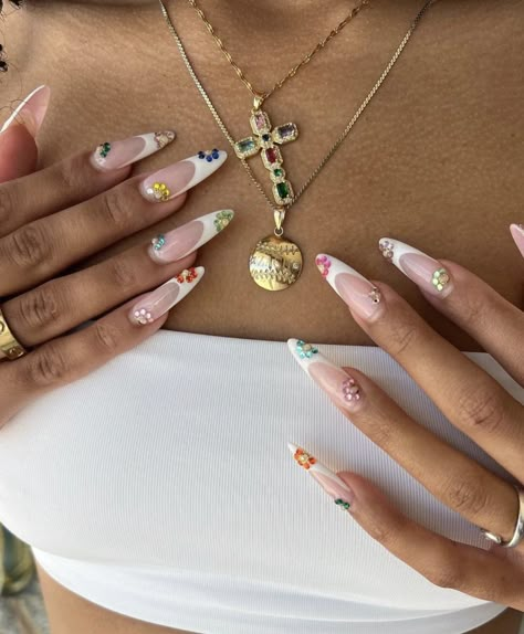 Barcelona Nails, Influencer Nails, Sunny Nails, Summery Nails, Long Acrylic, Nail Swag, Pink Acrylic Nails, Fire Nails, Classy Nails