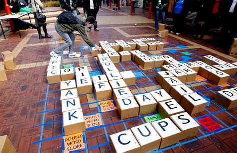 giant scrabble Activation Games, Giant Scrabble, World Literacy Day, Jumbo Games, Giant Letters, Scrabble Game, Dance Props, Youth Worker, Neon Jungle