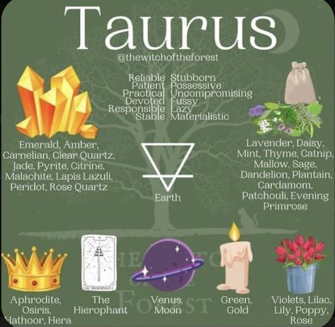 Taurus Stones, Earth Astrology, Witch Boxes, Astrology Magic, Zodiac Chart, Zodiac Signs Elements, Taurus Season, My Season, Taurus Traits