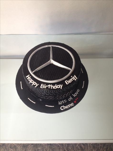 Male birthday cakes |black|tyre|mercedes benz Male Bday Cake, Mercedes Birthday Party, Mercedes Cakes For Men, Mercedes Benz Cake Ideas, Mercedes Cake Birthdays, Male Cake Ideas, Mercedes Benz Cake, Birthday Cakes Black, Male Birthday Cake