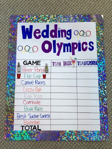 Inspired by Bee-ing Mommy’s post Bridal Olympics Games, Bach Olympics Games, Team Bride Vs Team Groom Games, Bachelorette Beer Olympics Games, Bachelor/bachelorette Party Games, Combined Bachelor Bachelorette Party Games, Bridal Party Olympics, Combined Bachelorette/bachelor Party Ideas, Combo Bachelor Bachelorette Party