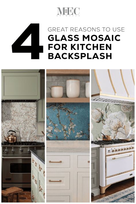 Is Mosaic Tile Good for Kitchen Backsplash? Exploring the Benefits of Glass Mosaic Tile - MEC - Bespoke Luxury Mosaics Glass Mosaic Backsplash Kitchen, Glass Mosaic Tile Backsplash, Mosaic Tile Backsplash Kitchen, Kitchen Mosaic, Mosaic Tile Kitchen, Mosaic Backsplash Kitchen, Mosaic Tile Backsplash, Art Tiles, Glass Mosaic Art