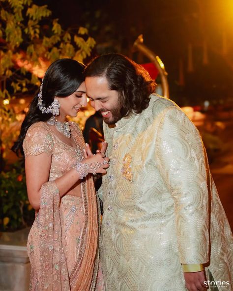 Our hearts are filled with joy as we marvel at the delightful pre-wedding celebration snapshots of Radhika and Anant. These radiant moments… | Instagram Anant Ambani And Radhika Merchant, Radhika Merchant, Anant Ambani, Surprise Engagement Party, Asian Inspired Wedding, Wedding Cruise, Pre Wedding Party, Cruise Wedding, Big Fat Indian Wedding