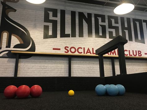 South End's newest addition! Slingshot Charlotte is bringing a modern twist to skee ball, bocce and duckpin bowling. Grab your friends and game on! Duckpin Bowling, Sundays Coming, Bar Photos, Arcade Bar, Parlor Games, Beer Wall, Skee Ball, Bocce Ball, Social Games