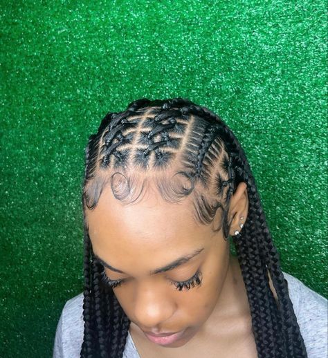 Braided Rubber Band Hairstyles, Rubber Band Criss Cross Knotless Braids, Fulani Braids With Rubber Bands, Cris Cross Rubber Band Hairstyles, Rubber Band Fulani Braids, Crisscross Braids, Paris Hairstyles, Rubber Band Hairstyles, Quick Natural Hair Styles